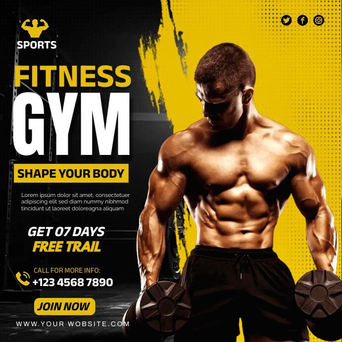 Fitness Gym — Shape Your Body